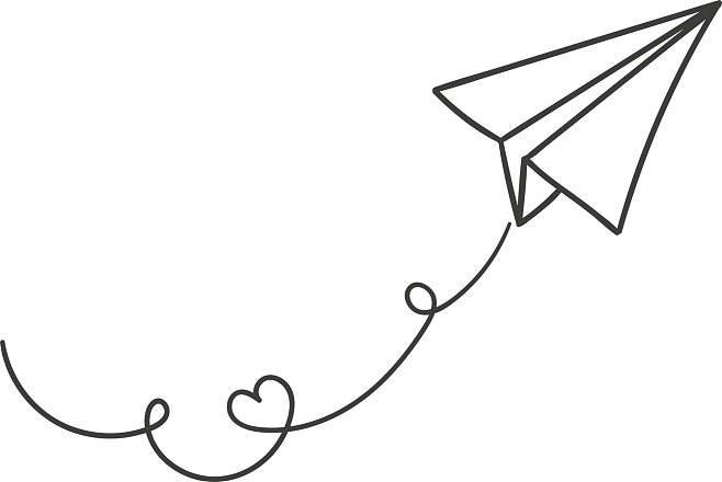 [纸飞机简笔画步骤]纸飞机怎么画简笔画法