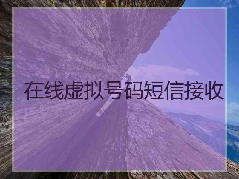海外虚拟手机号接收验证码平台[海外虚拟手机号接收验证码平台有哪些]