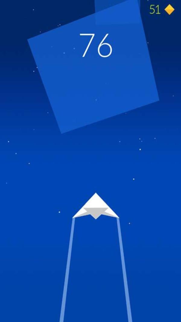 纸飞机的APP-蓝底白色纸飞机的app