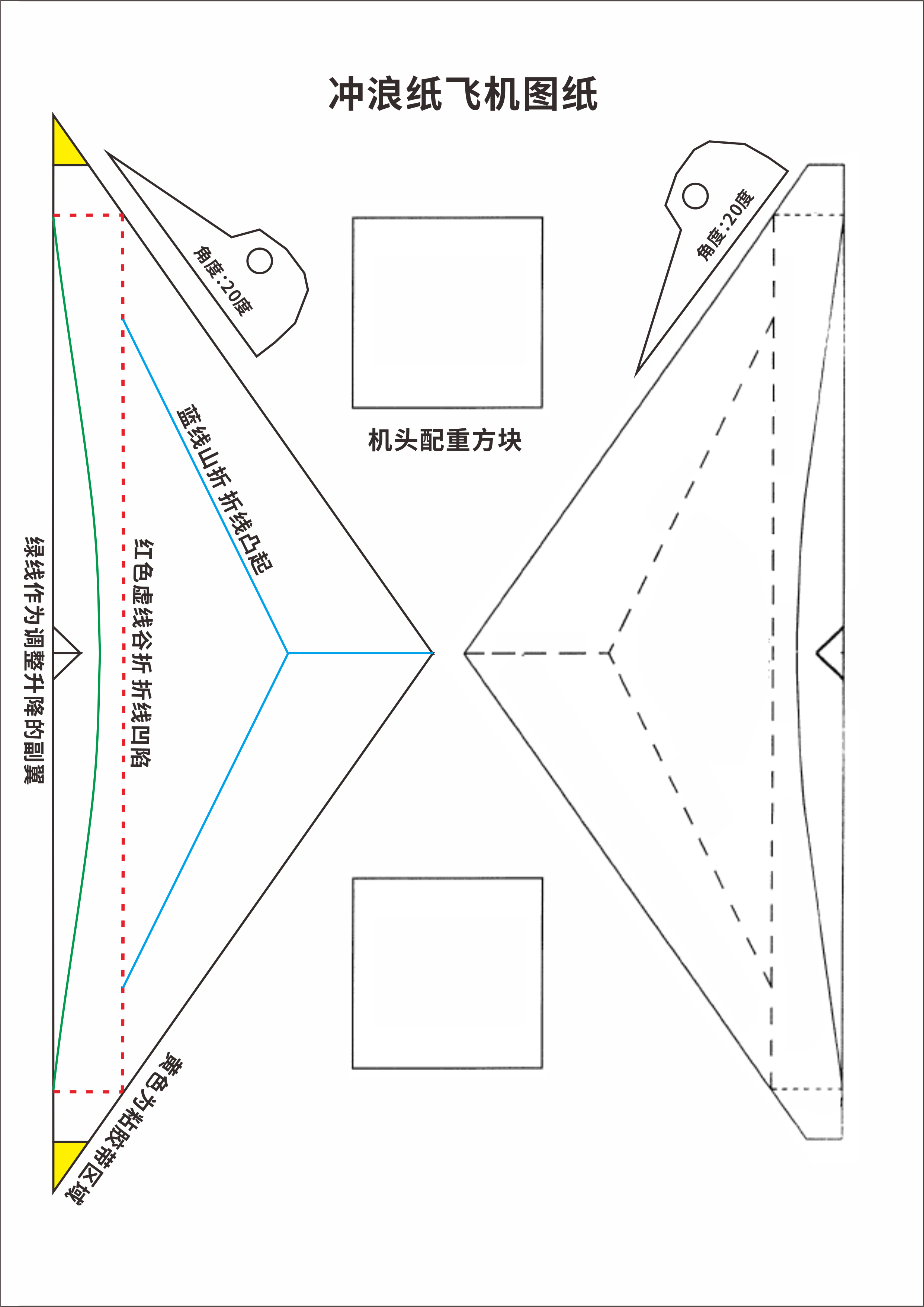 纸飞机设计-纸飞机设计意图
