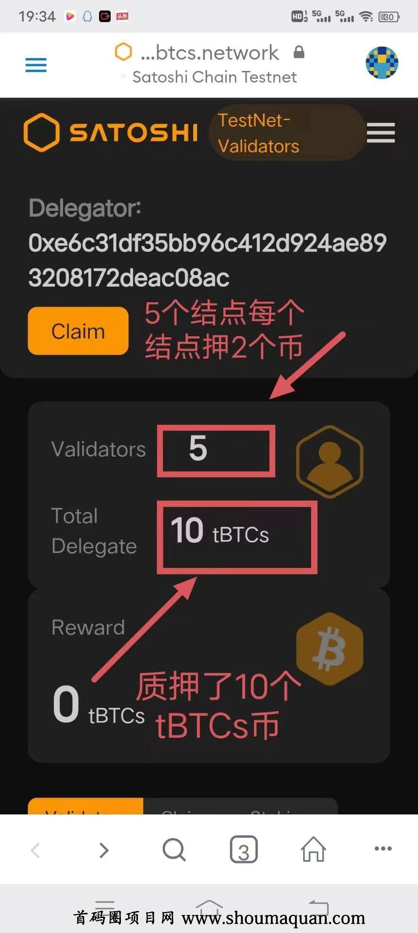 关于中本聪BTCs主网测试教程的信息