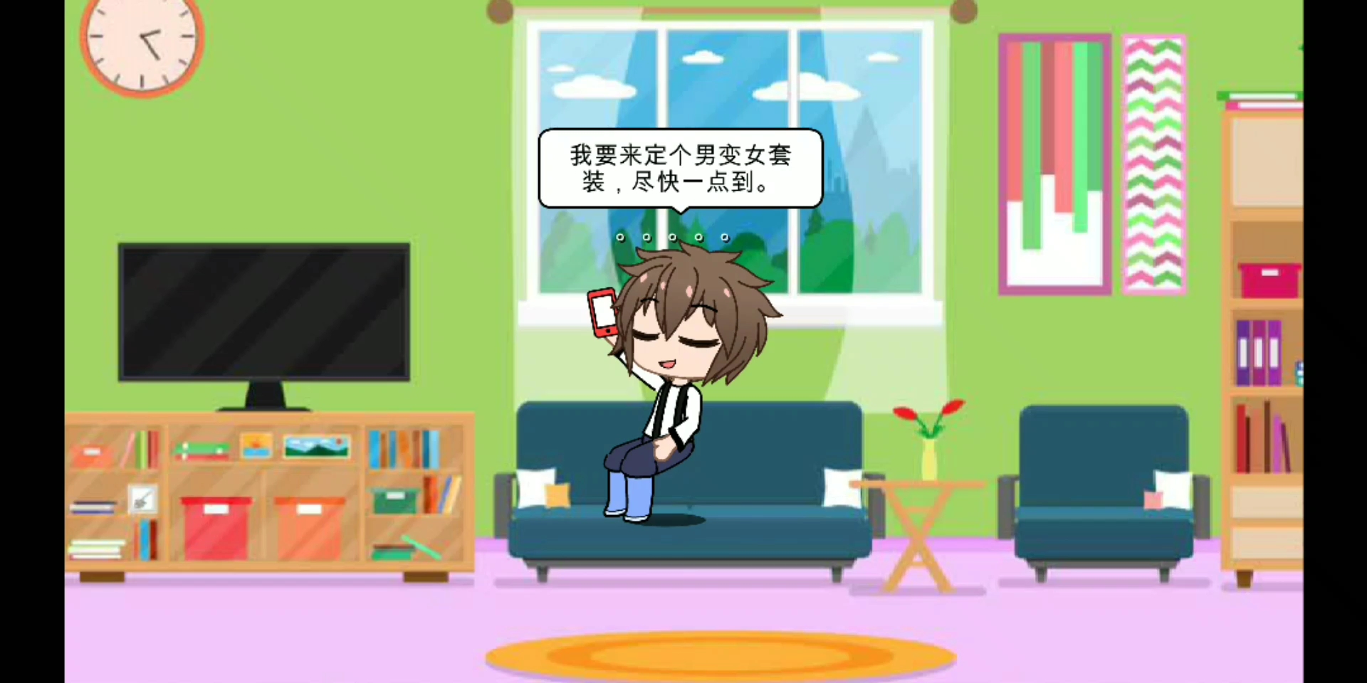包含机器男变女TG动画视频的词条