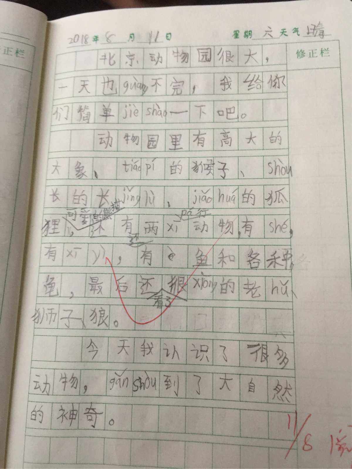 小狐狸在学校的作文怎么写-小狐狸在学校的作文怎么写二年级