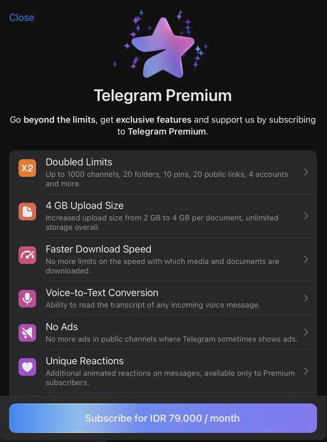 telegram怎么订阅付费、telegram解除双向联系人