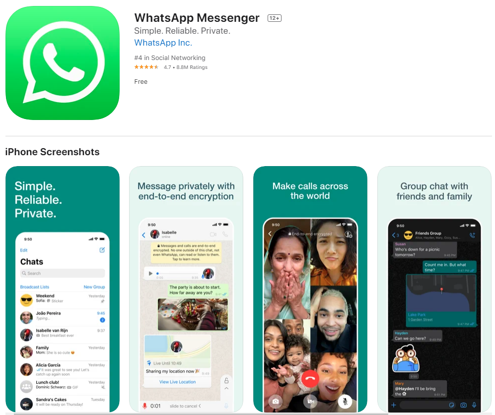 whatsapp手机官方、whatsapp apps
