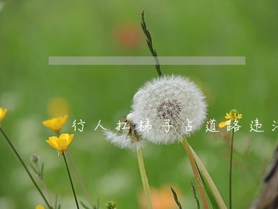 扛梯子的人,扛着梯子的扛怎么写