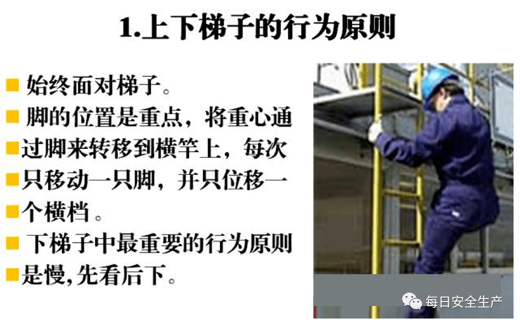 安全使用梯子的原则,使用各类梯子应该注意哪些安全事项