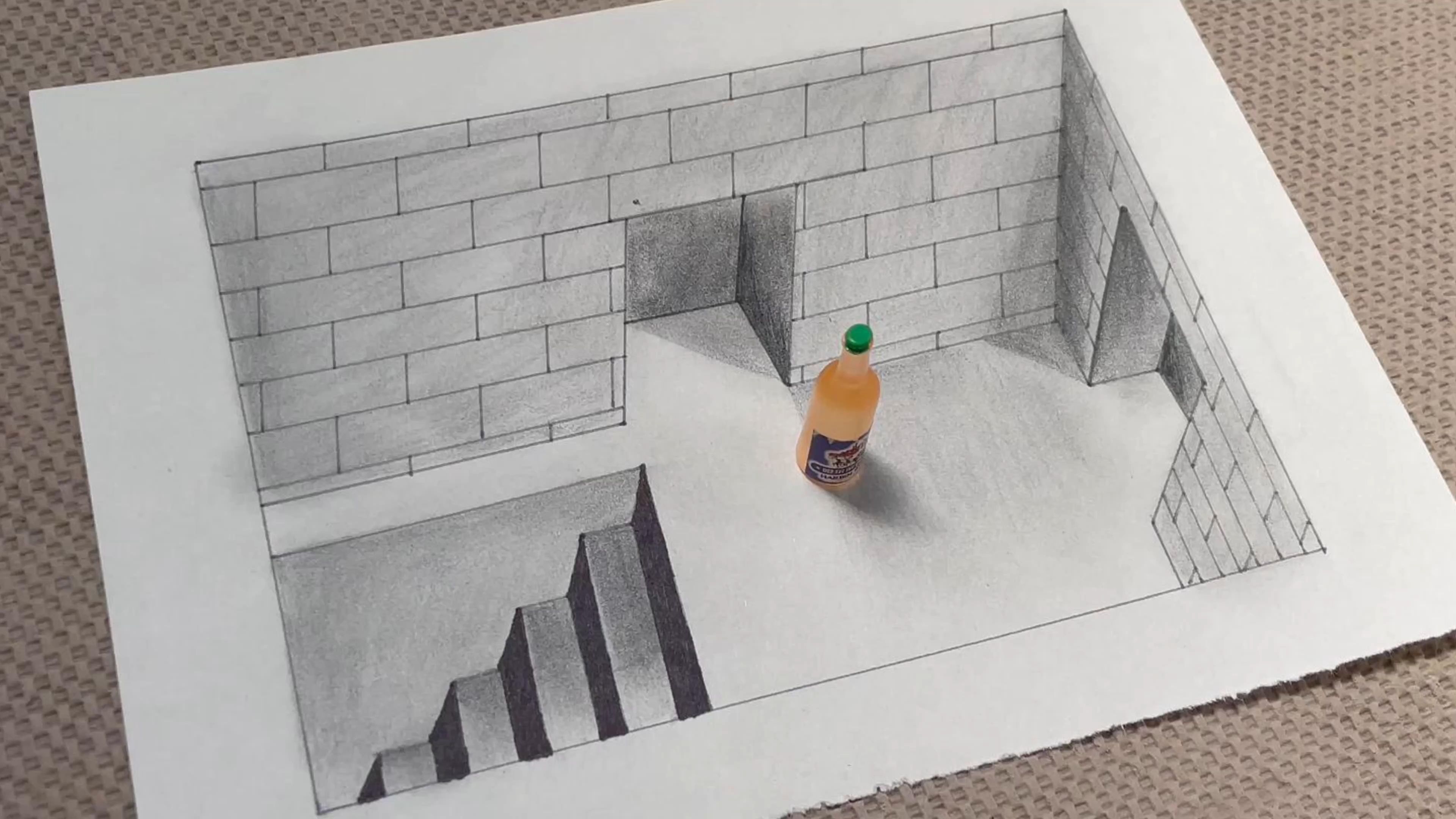 三维立体梯子画法,如何画3d立体梯子