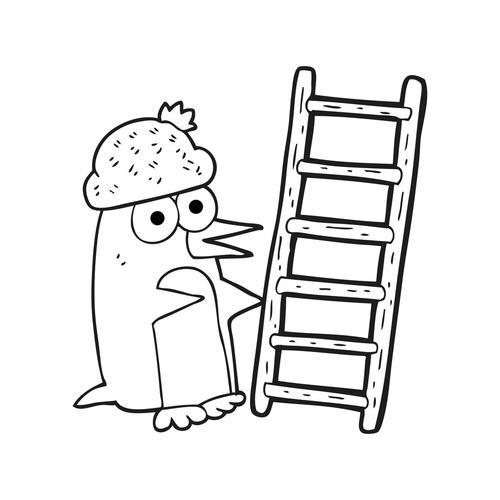 简笔画梯子的画法图片大全,简笔画梯子的画法图片大全视频
