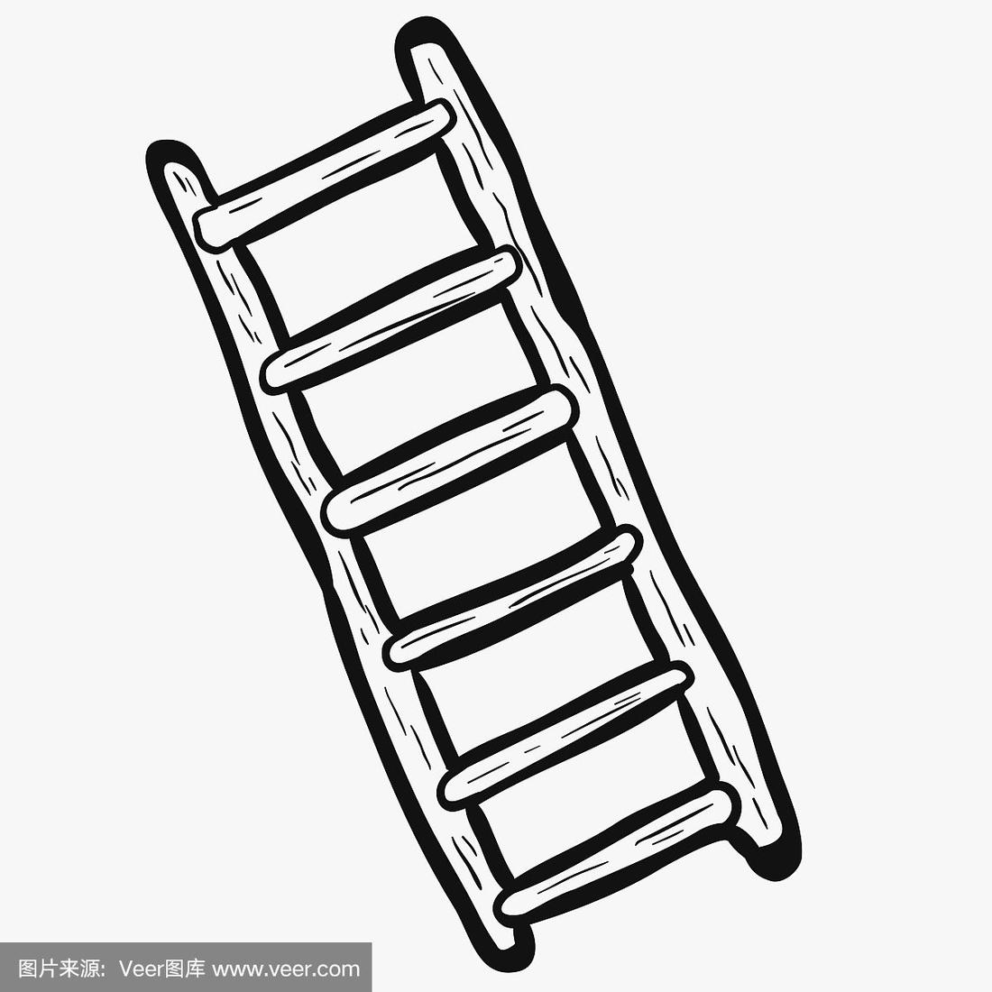 简笔画梯子,简笔画 梯子