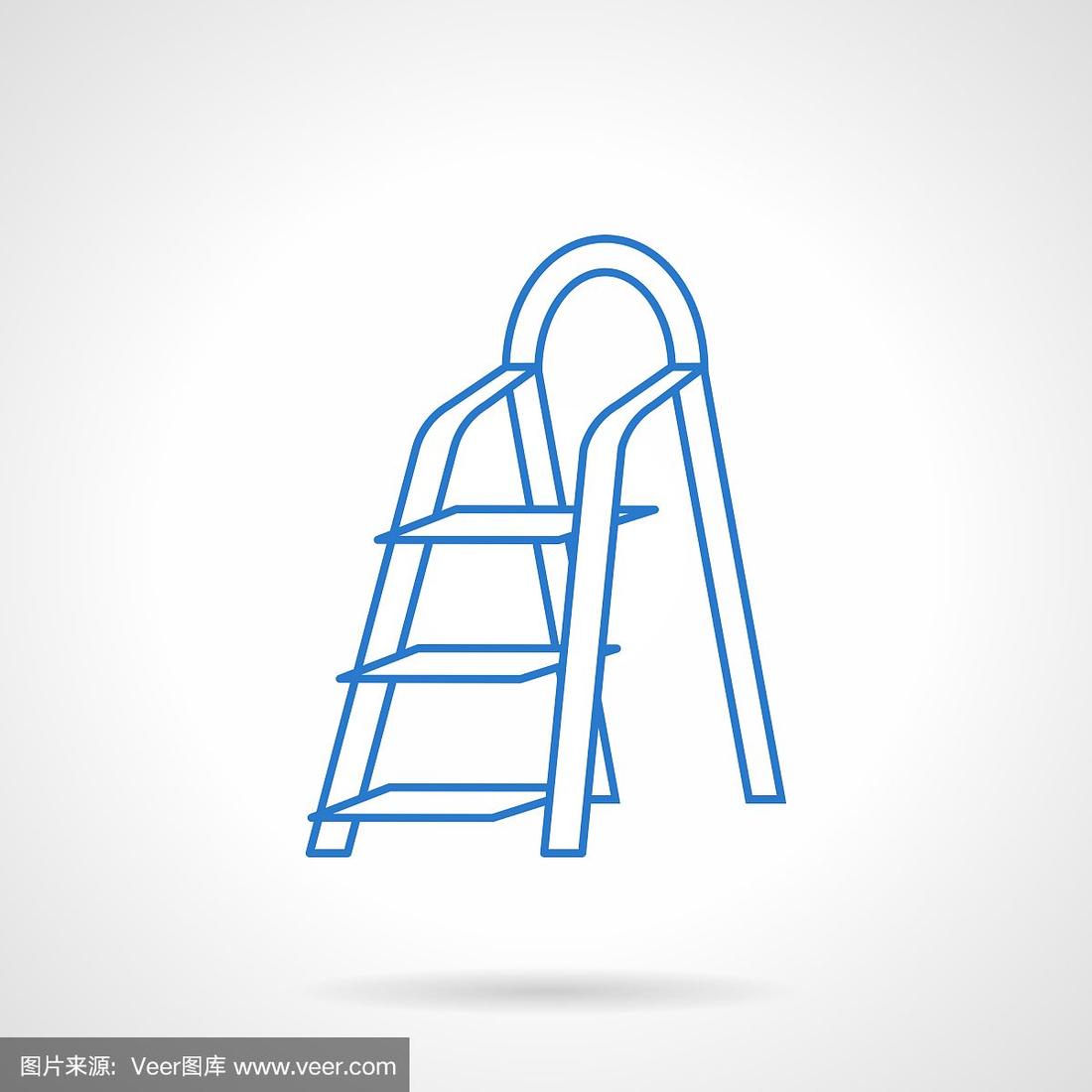 梯子简笔画图片可爱,梯子简笔画图片可爱版