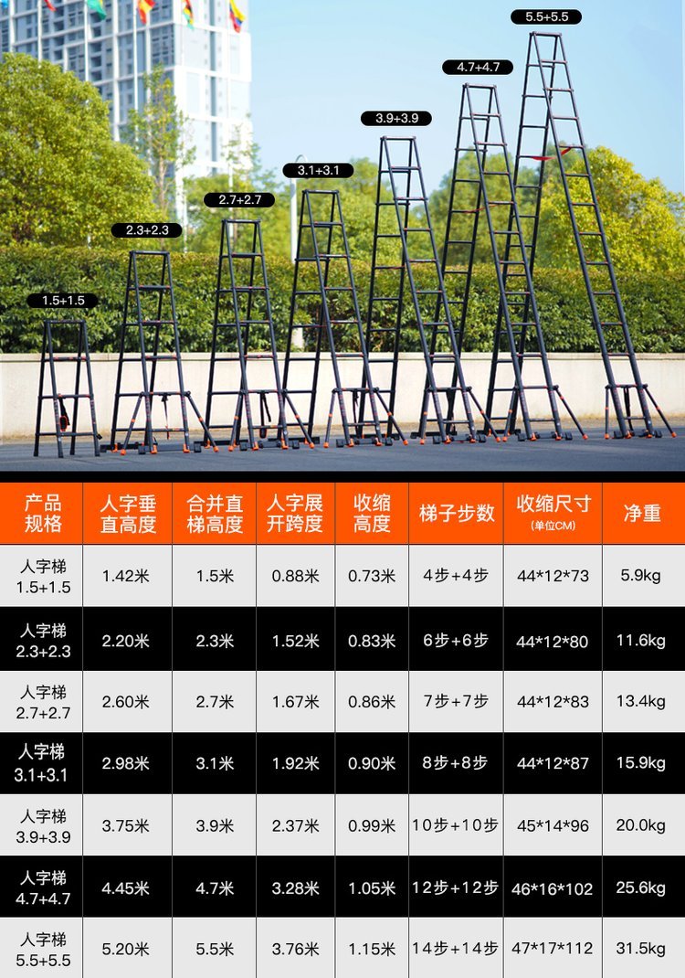 梯子种类名称,梯子的有多少款式