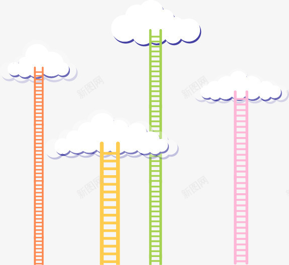 梯子创意画,梯子的图形创意设计