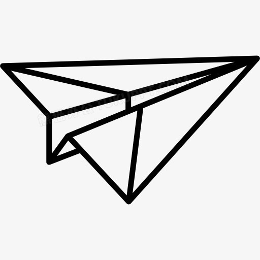 纸飞机简笔画logo,纸飞机简笔画简单又漂亮