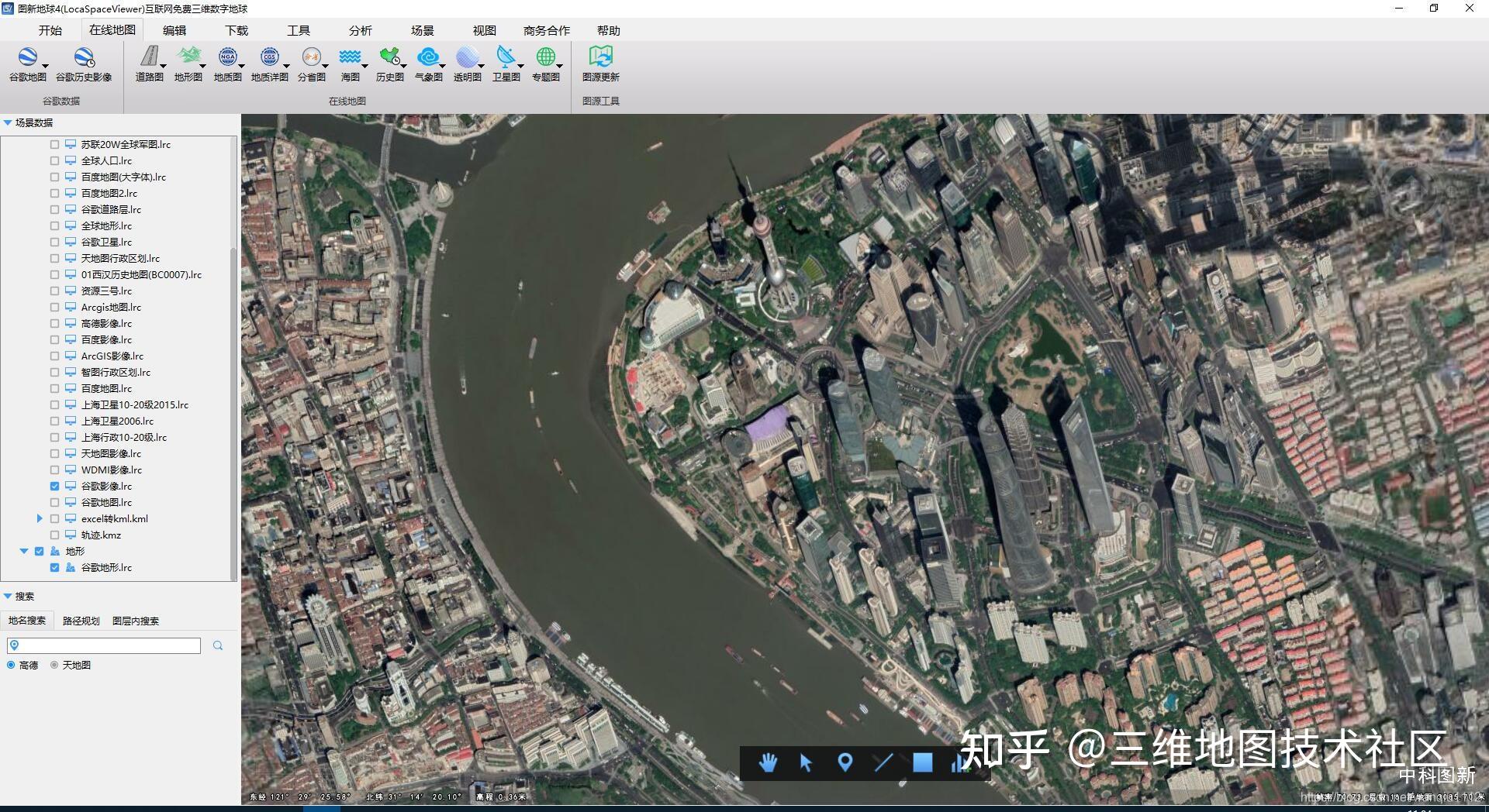 Google高清卫星地图,Google高清卫星地图威海